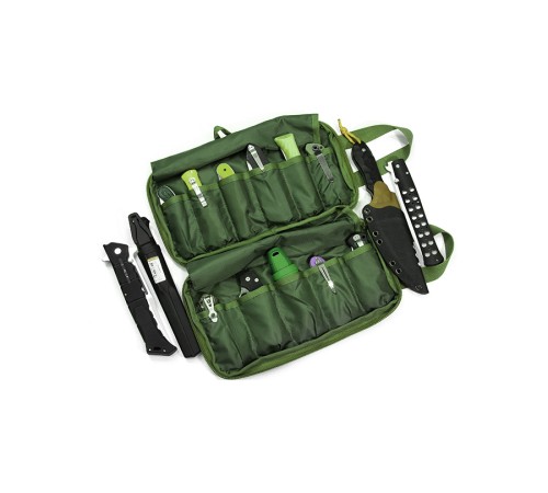 Brutalica 13+2 knives bag olive