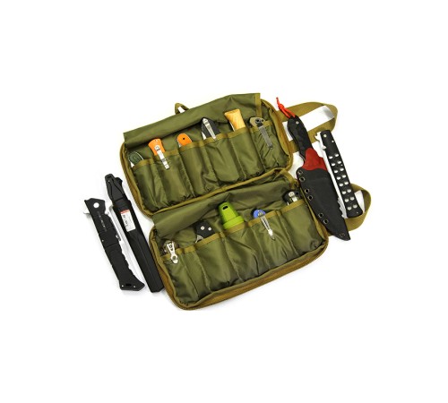 Brutalica 13+2 knives bag coyote