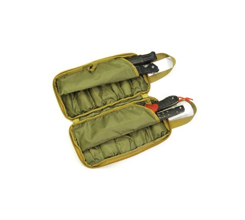 Brutalica 13+2 knives bag coyote