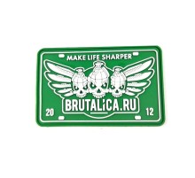 Brutalica 2012 green 80mm Patch
