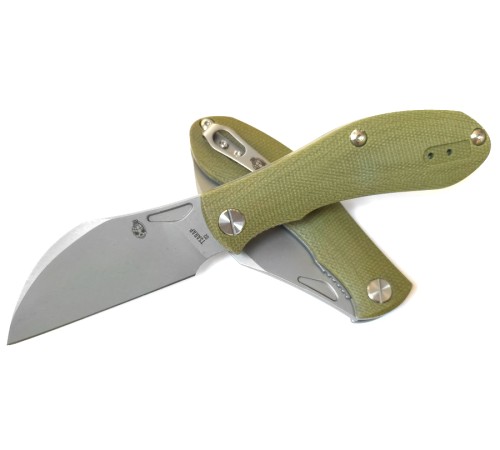 Brutalica Tsarap Folder micarta green
