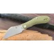 Brutalica Tsarap Folder micarta green