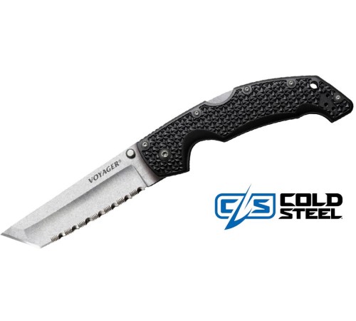 Cold Steel Voyager Tanto Serrated