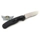 Ontario RAT-1 ON8849SS serrated/black handle