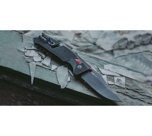 SOG Trident mk3 black red