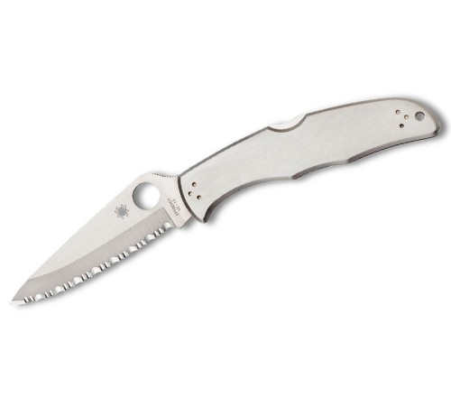 Spyderco Endura 4 steel serrated