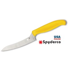 Spyderco Z-cut yellow plain