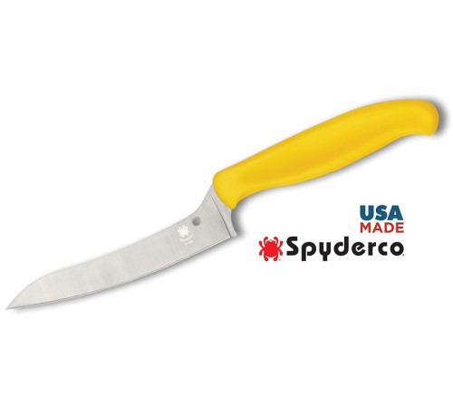 Spyderco Z-cut yellow plain