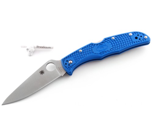 Spyderco Endura Blue flat ground