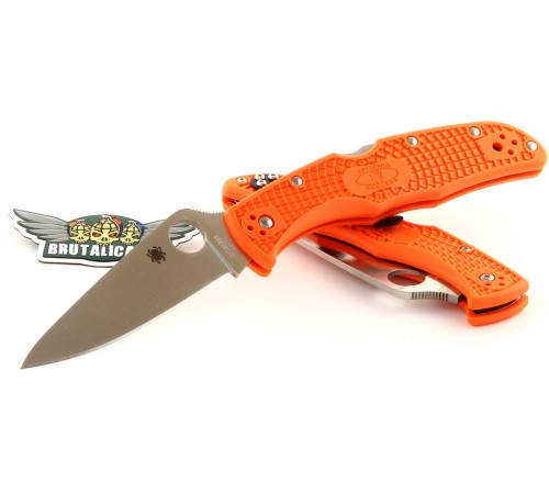 Spyderco Endura Flat Ground Orange 