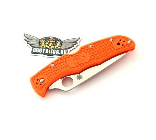 Spyderco Endura Flat Ground Orange 