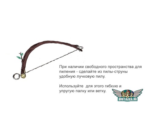 Походная пила-струна  ProForce Commando